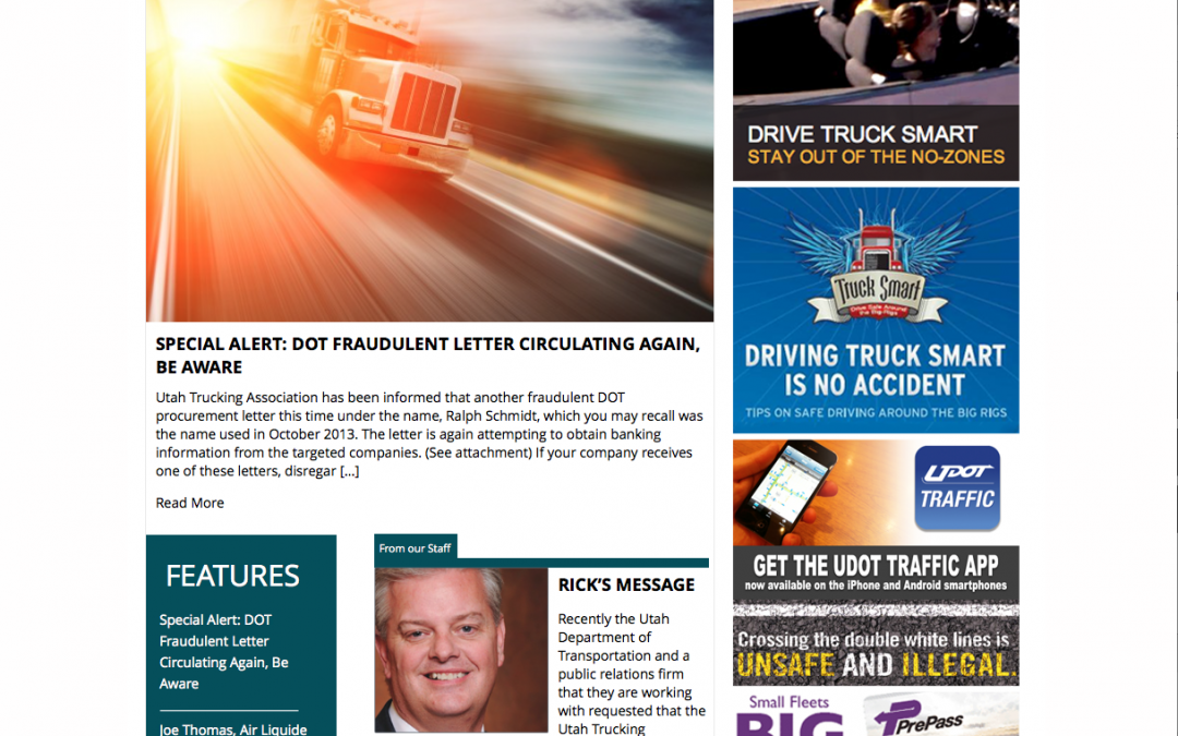 Utah Trucking Magazine