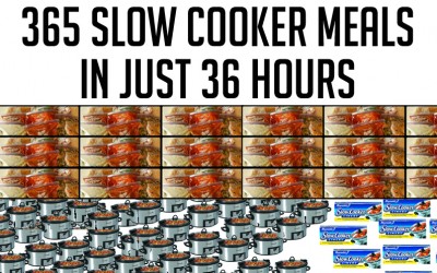 365 Slow Cooker Meals in just 36 hours
