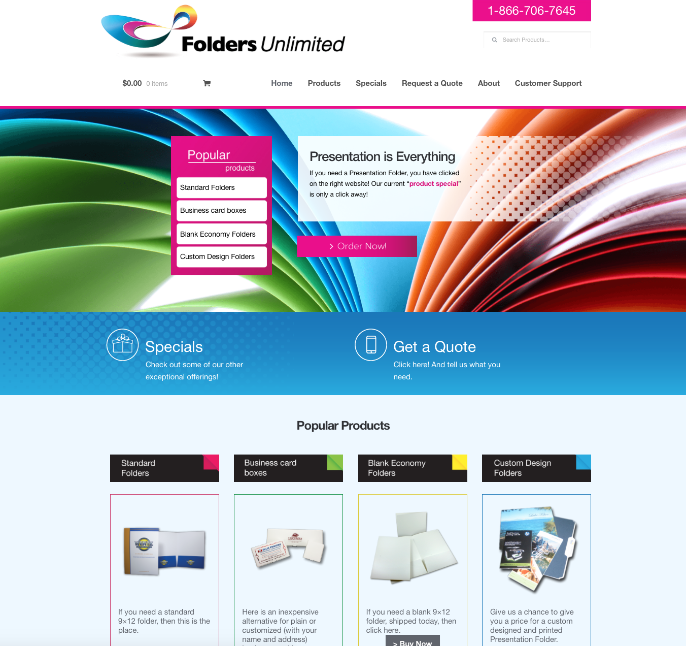 Home Page Folders Unlimited
