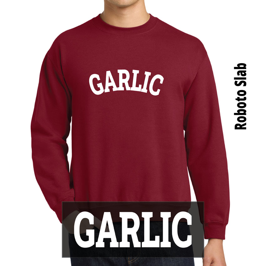 Custom Word Pullover Crewneck - Cardinal - XL - Image 3