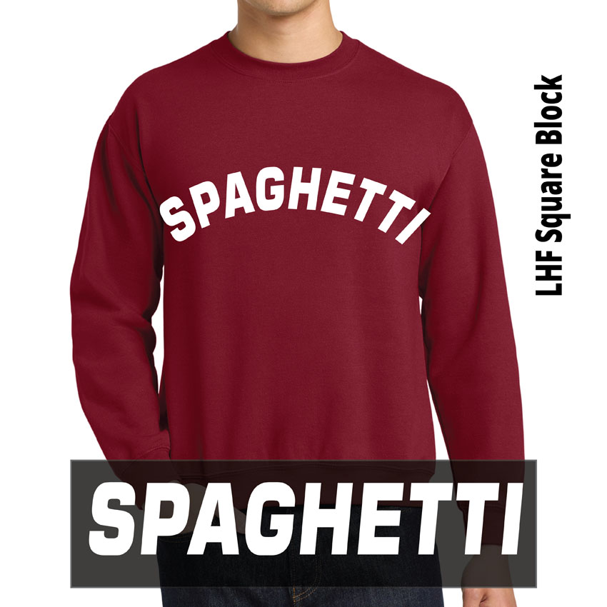 Custom Word Pullover Crewneck - Cardinal - XL - Image 4