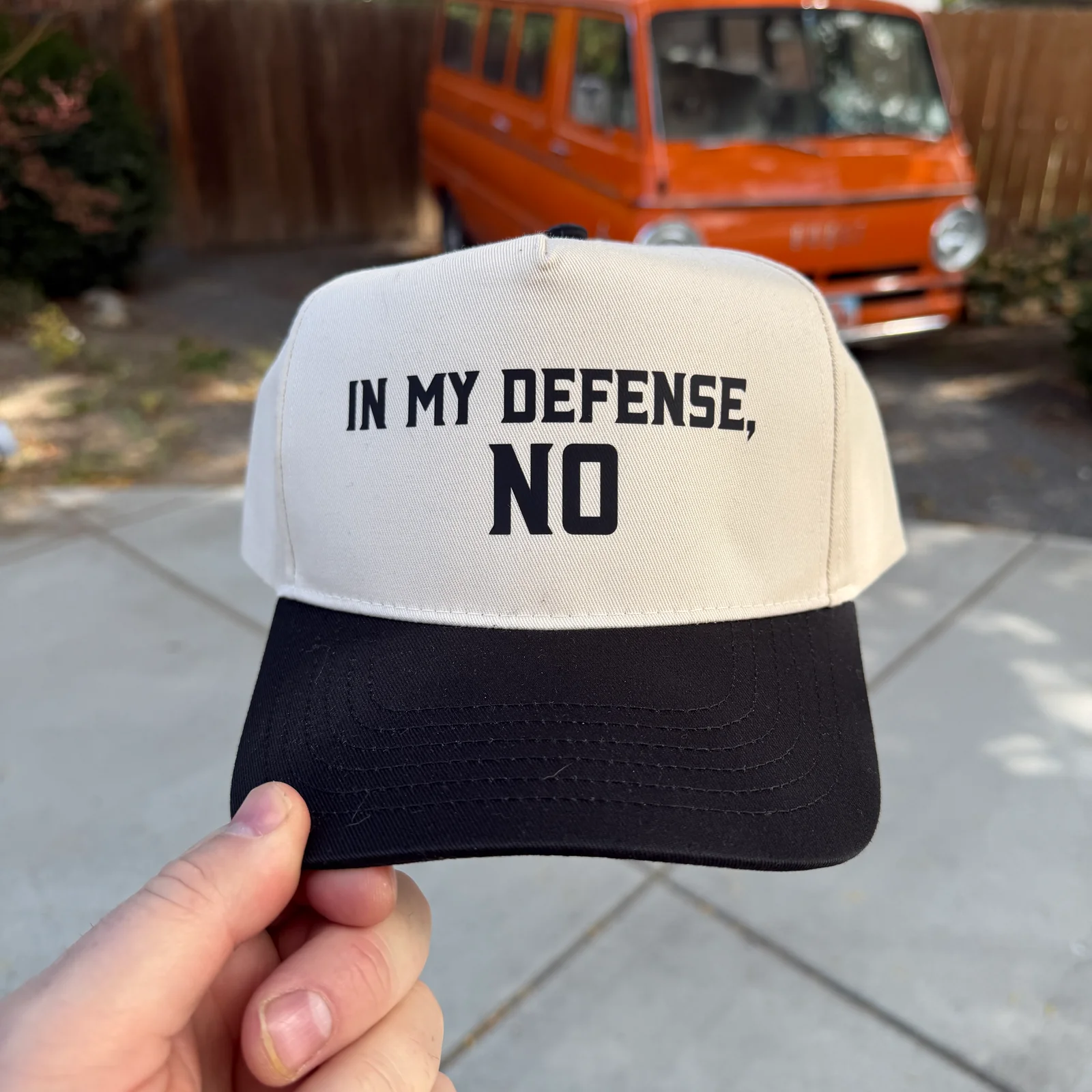 In My Defense, No Hat | Natural / Black - Image 2